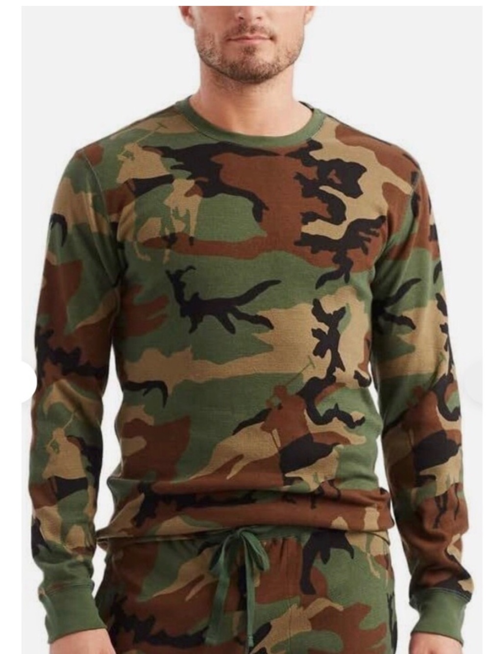 Men’s Polo. Ralph Lauren Waffle Knit Sleepshirt